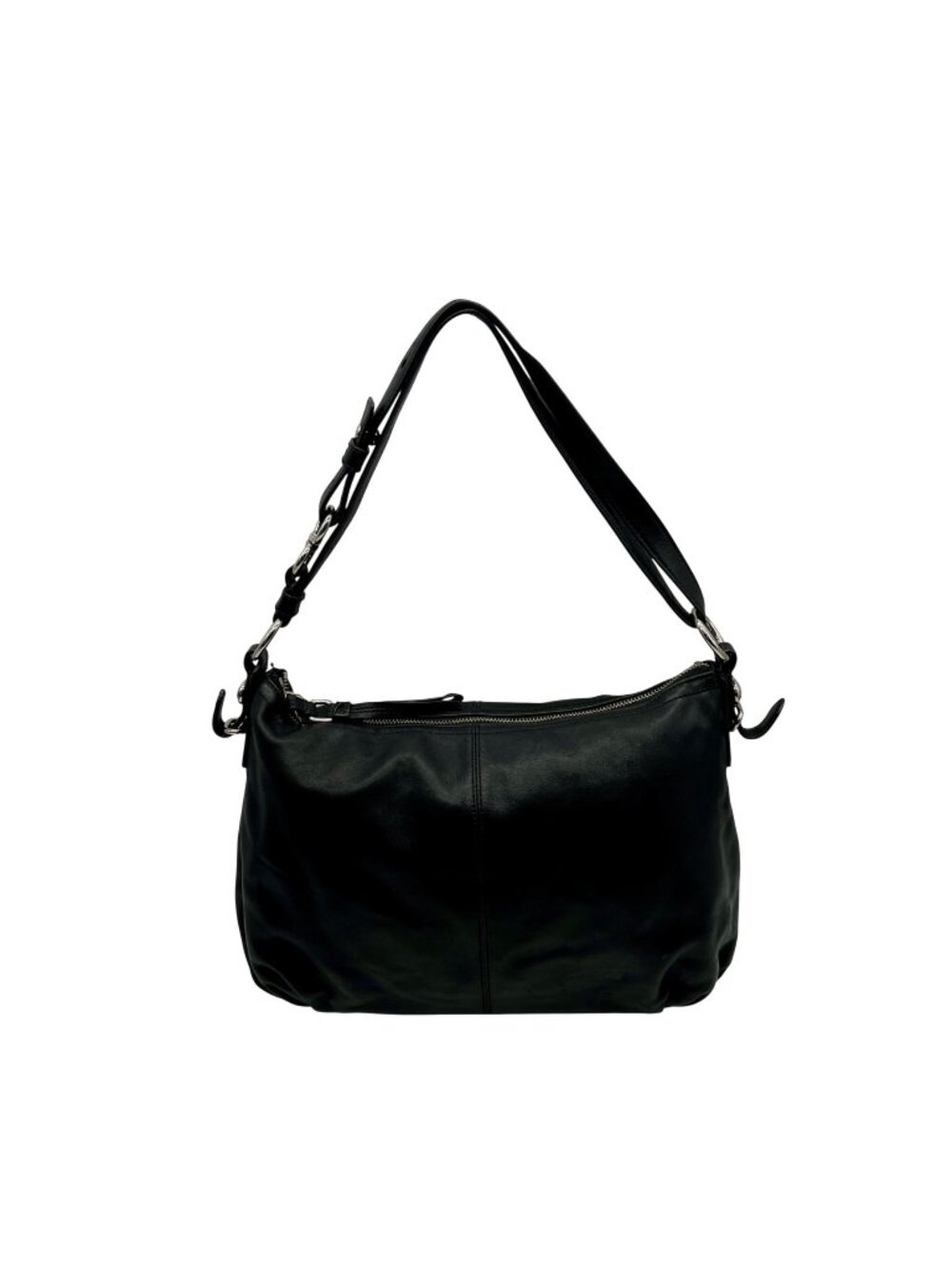 Coach Black Ashley Leather Shoulder Bag 15737